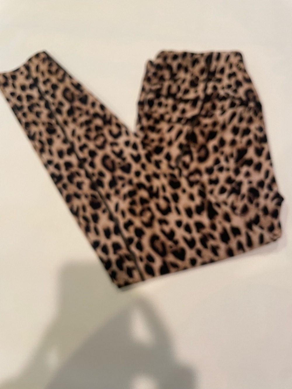 Victoria's Secret Leopard Print Leggings - Tan and Black